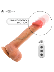 MR INTENSE - LOGAN DILDO VIBRADOR SILICONA CON EFECTO CALOR Y CONTROL REMOTO 20 CM -Ø- 4.1 CM