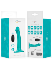INTENSE - KATIE VIBRADOR CON VENTOSA 10 VIBRACIONES AZUL OSCURO CONTROL REMOTO