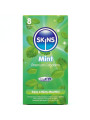 SKINS - PRESERVATIVOS PREMIUM SABOR MENTA PACK 8