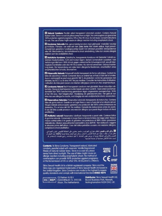 SKINS - NATURAL PRESERVATIVOS PREMIUM PACK 16