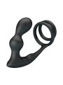 MR PLAY - ANILLO PARA PENE CON PLUG ANAL CON VIBRACIÓN CONTROL REMOTO
