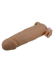PRETTY LOVE - QUILLON FUNDA PARA PENE CON ESTIMULADOR DE CLÍTORIS Y VIBRACIÓN