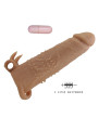 PRETTY LOVE - QUILLON FUNDA PARA PENE CON ESTIMULADOR DE CLÍTORIS Y VIBRACIÓN