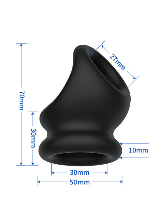 CRAZY BULL - OBERON ANILLO DE SOPORTE PARA PENE Y TESTÍCULOS