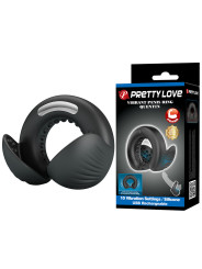 PRETTY LOVE - QUENTIN ANILLO PARA PENE CON ESTIMULADOR TESTICULAR
