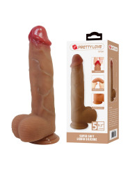 PRETTY LOVE - ORTON DILDO REALÍSTICO CON VENTOSA 23.5 CM -Ø- 4.9 CM