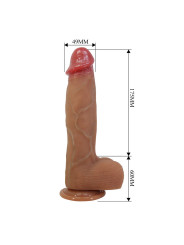 PRETTY LOVE - ORTON DILDO REALÍSTICO CON VENTOSA 23.5 CM -Ø- 4.9 CM