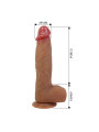 PRETTY LOVE - ORTON DILDO REALÍSTICO CON VENTOSA 23.5 CM -Ø- 4.9 CM