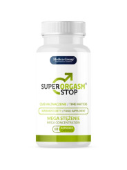 Super Orgasm Stop – Cápsulas Naturales para el Control de la Eyaculación y Mayor Resistencia Sexual