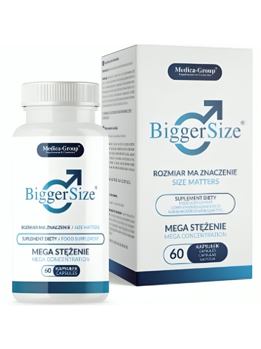 BiggerSize – Complemento Alimenticio Natural para Potenciar la Vitalidad y la Energía Masculina