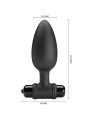 MR PLAY - PLUG ANAL SUPER POWER CON VIBRACIÓN