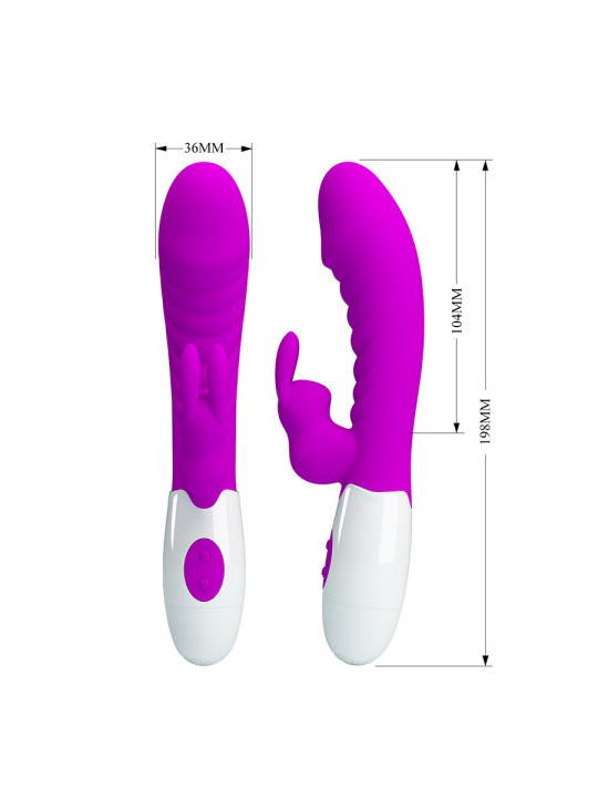 PRETTY LOVE - NAUGHTY BUNNY VIBRADOR MORADO