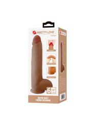 PRETTY LOVE - MENDEL DILDO REALÍSTICO CON VENTOSA 25.5 CM -Ø- 5.6 CM