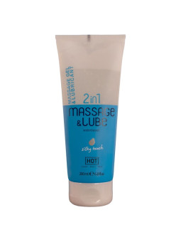 HOT - MASSAGE & GLIDE GEL 2 EN 1 TACTO SEDOSO 200 ML