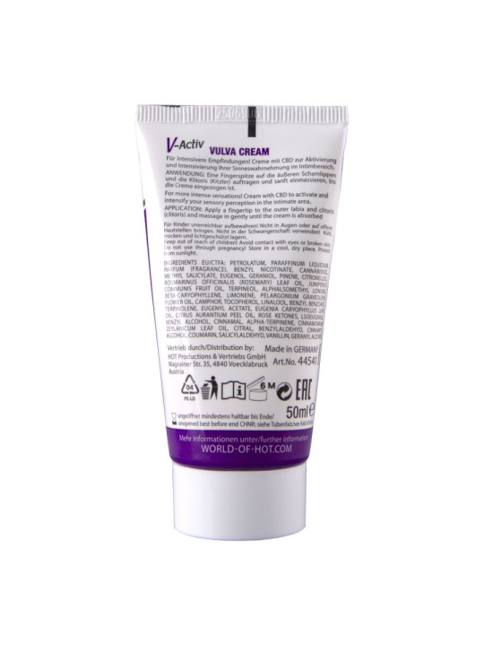 HOT - CREMA PARA VULVA CON CBD 50 ML