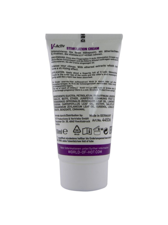 HOT - V-ACTIV CREMA ESTIMULANTE PARA MUJER 50 ML