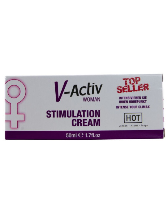 HOT - V-ACTIV CREMA ESTIMULANTE PARA MUJER 50 ML