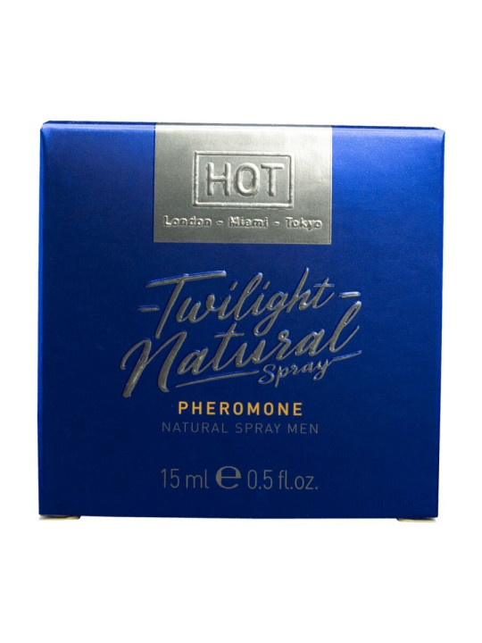 HOT - TWILIGHT NATURAL CON FEROMONAS HOMBRE 15 ML