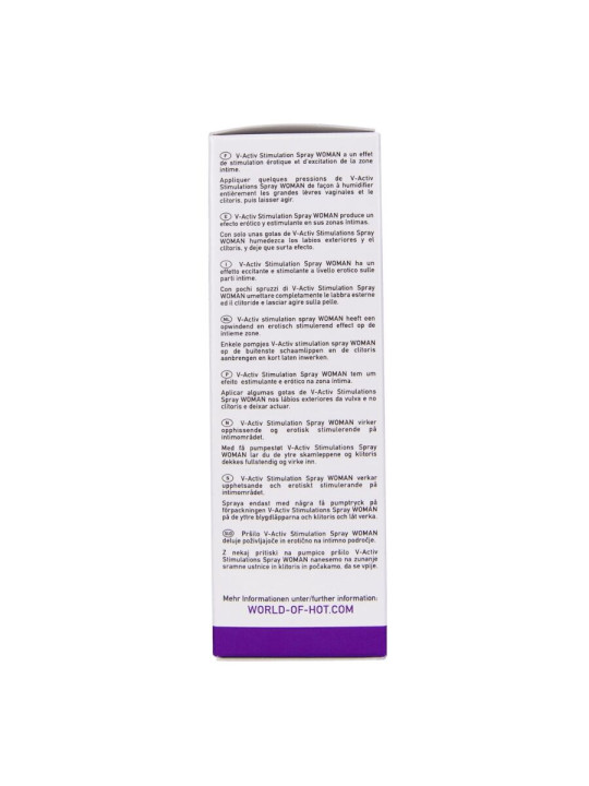 HOT - V-ACTIV SPRAY ESTIMULANTE PARA MUJER 50 ML