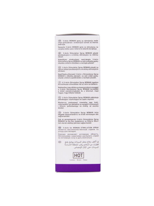 HOT - V-ACTIV SPRAY ESTIMULANTE PARA MUJER 50 ML