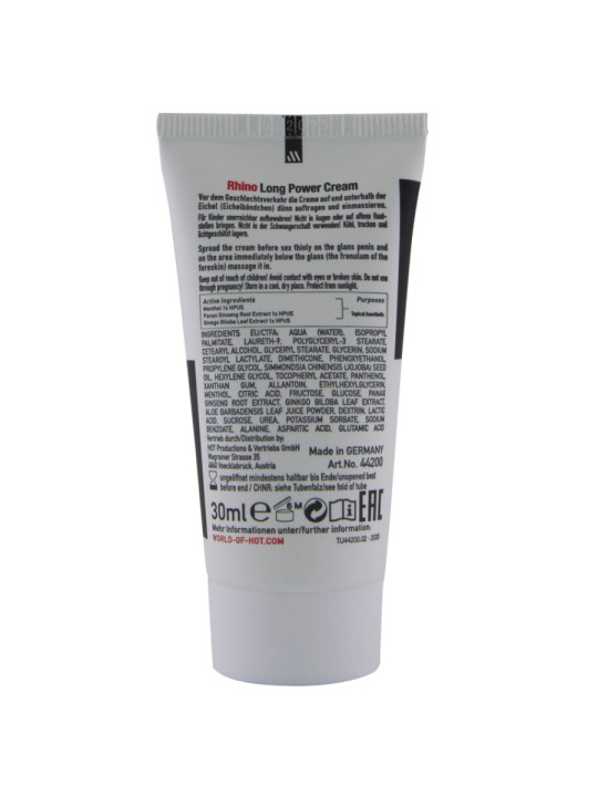 HOT - RHINO LONG POWER CREMA 30 ML