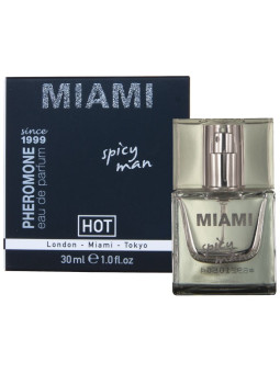 HOT - PERFUME CON FEROMONAS MIAMI SPICY HOMBRE 30 ML