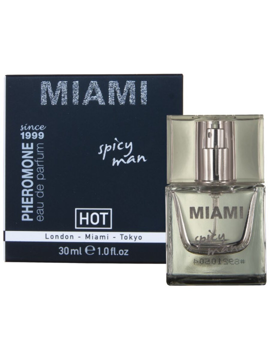 HOT - PERFUME CON FEROMONAS MIAMI SPICY HOMBRE 30 ML