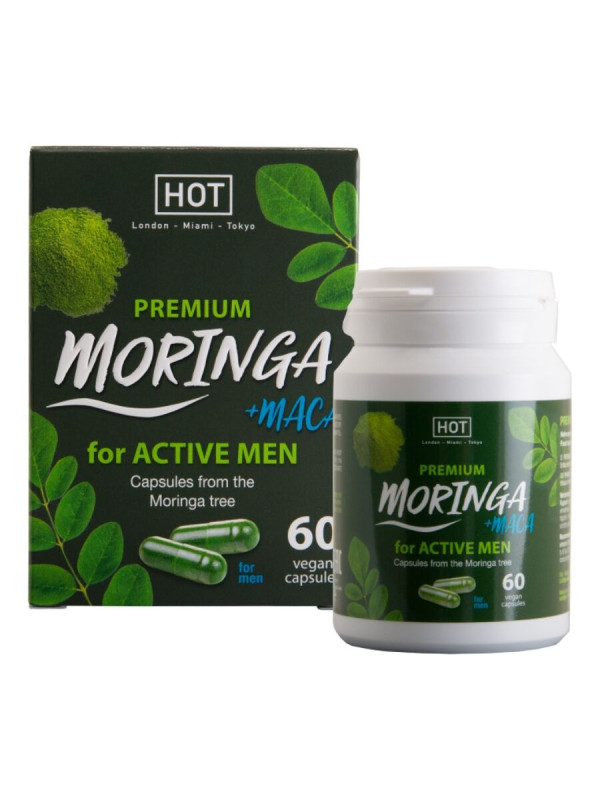 HOT - MORINGA MEN CÁPSULAS HOMBRE 60 UNIDADES