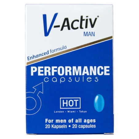 HOT - V-ACTIV CÁPSULAS HOMBRE 20 UNIDADES