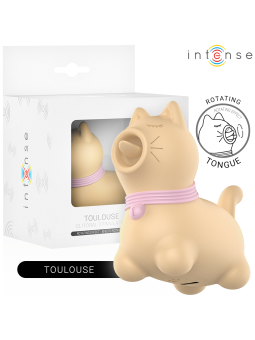 INTENSE - TOULOUSE ESTIMULADOR CON LENGUA ROTATIVA 360º AMARILLO