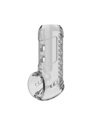 PRETTY LOVE - FUNDA PARA PENE TEXTURIZADA TRANSPARENTE