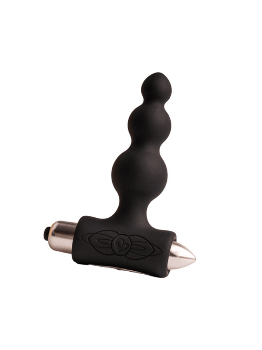 ROCKS- OFF - PETITE SENSATIONS BUBBLES PLUG ANAL VIBRADOR NEGRO