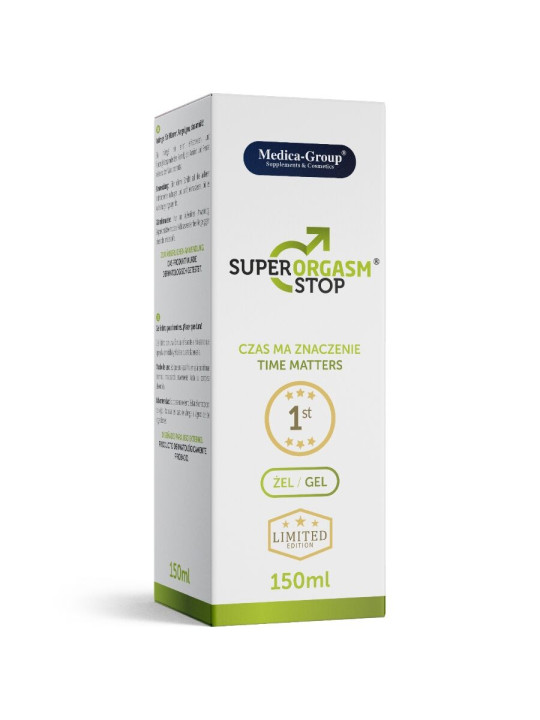 MEDICA GROUP - SÚPER ORGASM STOP GEL ÍNTIMO PARA HOMBRE 150 ML