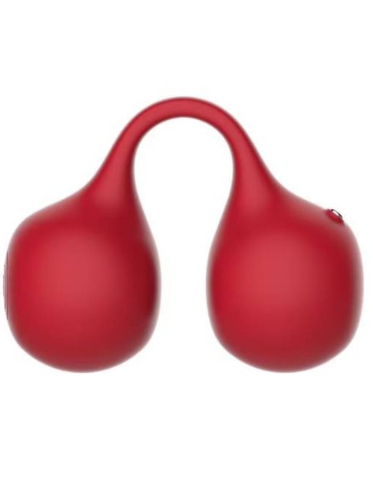 Vista frontal del estimulador de dedo Twinn de Snail Vibe con arco flexible central