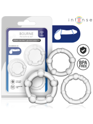 INTENSE - BOURNE SET DE 3 ANILLOS