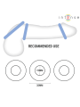 INTENSE - WICK SET DE 3 ANILLOS VARIOS COLORES