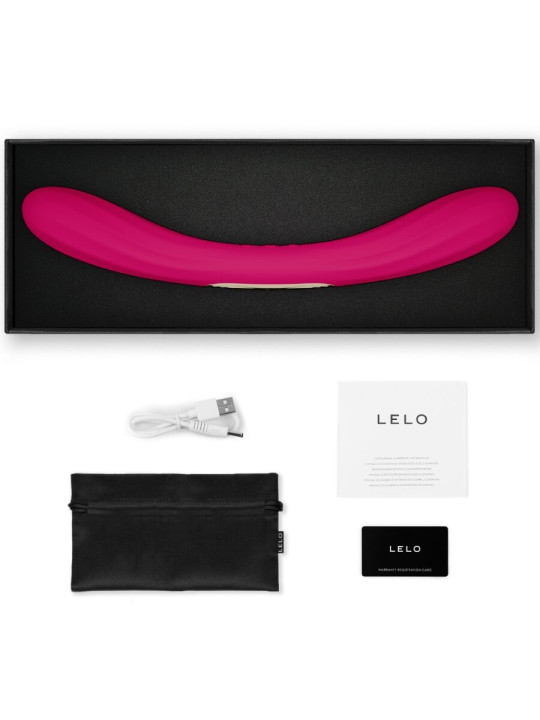 LELO - BOOMERANG VIBRADOR DE DOBLE EXTREMO CEREZA