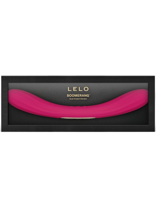 LELO - BOOMERANG VIBRADOR DE DOBLE EXTREMO CEREZA