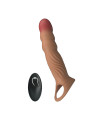 PRETTY LOVE - FUNDA PARA PENE TEXTURIZADA CON VIBRACIÓN Y CONTROL REMOTO