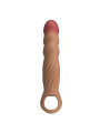 PRETTY LOVE - FUNDA PARA PENE TEXTURIZADA CON VIBRACIÓN Y CONTROL REMOTO