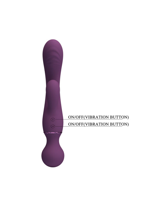 PRETTY LOVE - ALL ROUNDER VIBRADOR PUNTO G MORADO