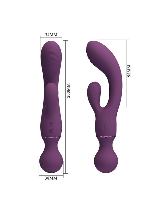PRETTY LOVE - ALL ROUNDER VIBRADOR PUNTO G MORADO