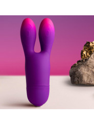 ROCKS- OFF - GLO-GIRL BUNNY VIBRADOR FLEXIBLE MORADO