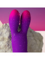 ROCKS- OFF - GLO-GIRL BUNNY VIBRADOR FLEXIBLE MORADO