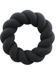 ROCKS- OFF - TWIST ANILLO MASTURBADOR SILICONA NEGRO