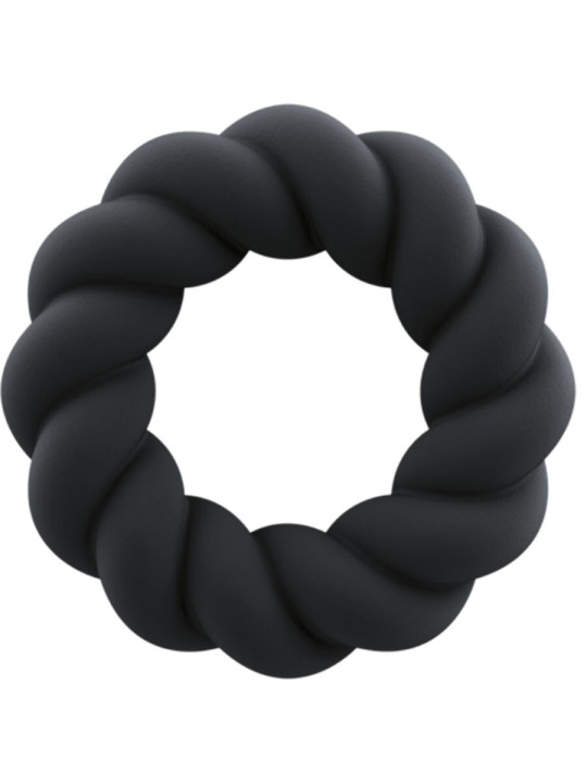 ROCKS- OFF - TWIST ANILLO MASTURBADOR SILICONA NEGRO