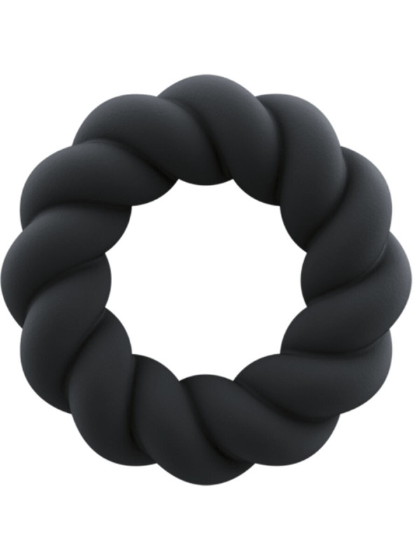 ROCKS- OFF - TWIST ANILLO MASTURBADOR SILICONA NEGRO