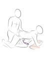 ROCKS- OFF - ADAPT VIBRADOR PROSTÁTICO Y ANAL NEGRO