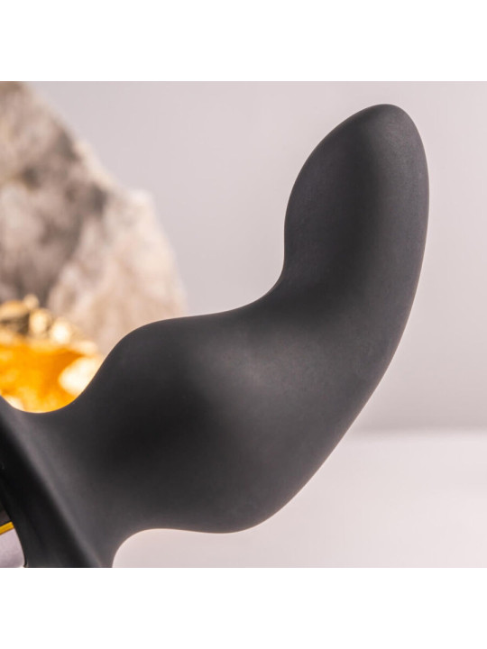 ROCKS- OFF - RO- ZEN RRO PLUG ANAL CON ANILLO VIBRADOR PARA EL PENE NEGRO