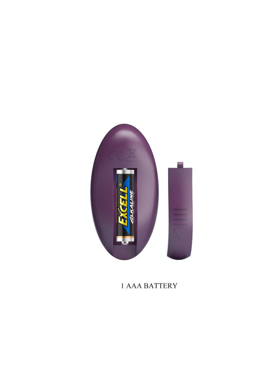 PRETTY LOVE - LUKA SIT-DOWN VIBRADOR CON EFECTO CALOR Y CONTROL REMOTO